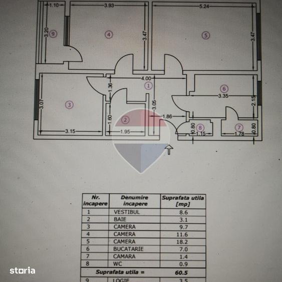 Apartament in zona Brancoveanu, 3 camere , Parter/4, zona verde - 10