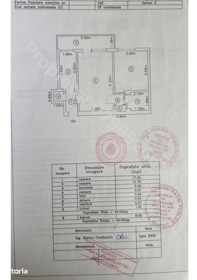 Apartament cu 2 camere semidecomandat în Titan