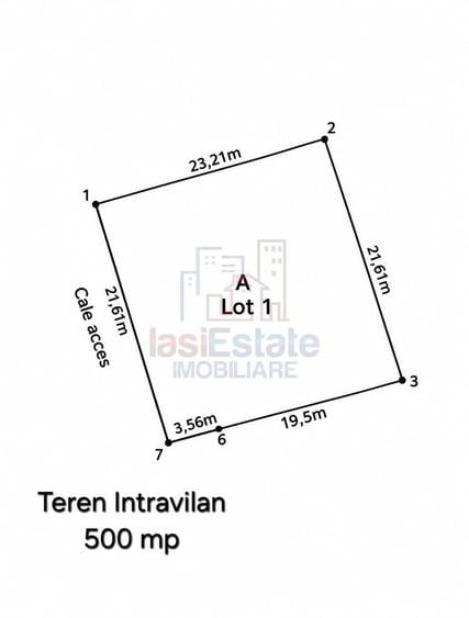 Teren intravilan de vanzare in Valea Ursului-Miroslava - 3