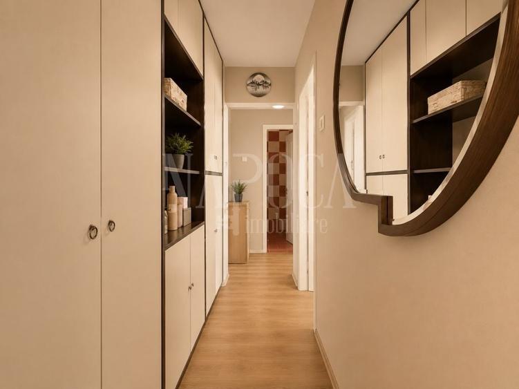 Apartament cu 3 camere semidecomandat în Mănăștur
