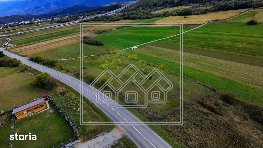 Teren extravilan intre Talmaciu si Sadu - 3942 mp - 3