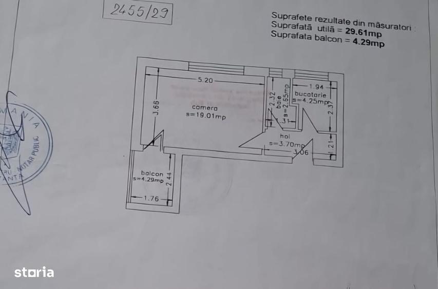 Garsonieră, mobilată în Casa de Cultură