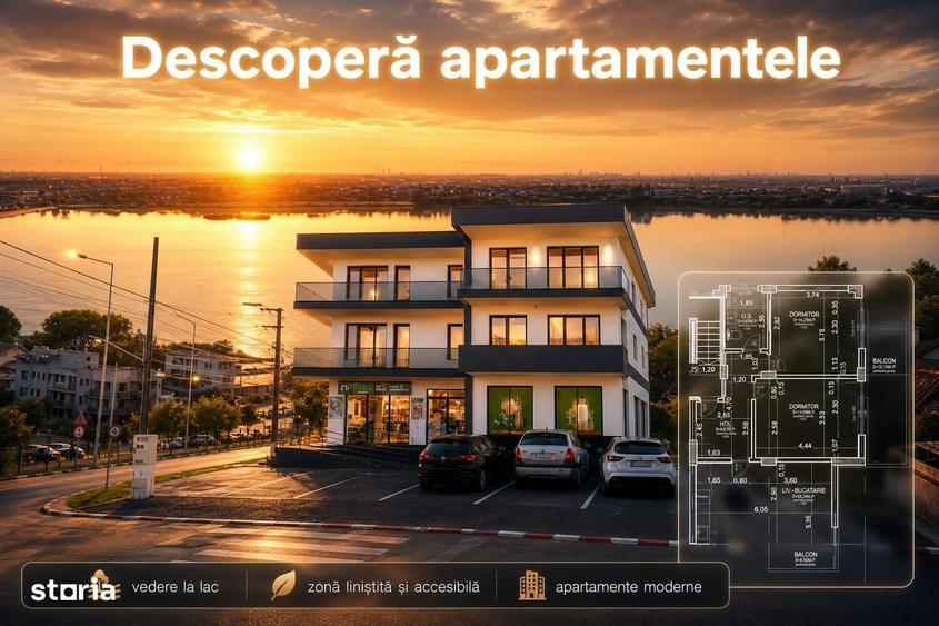 Apartament cu 3 camere semidecomandat în Est