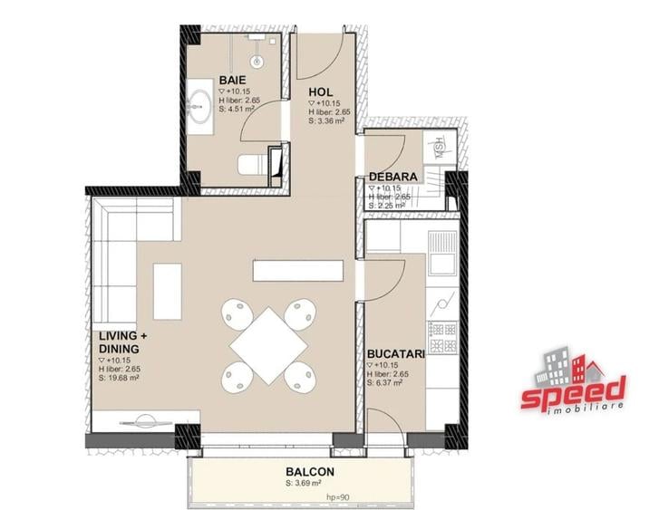 AA/751 - Apartament 1 camera de inchiriat in Targu Mure? - 3