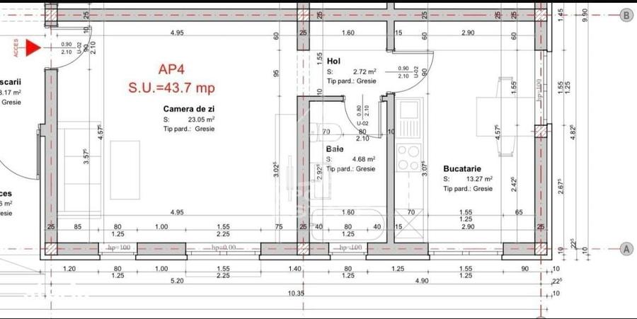 Apartament 2 camere de vanzare, curte proprie, zona Giroc/Braytim - 5