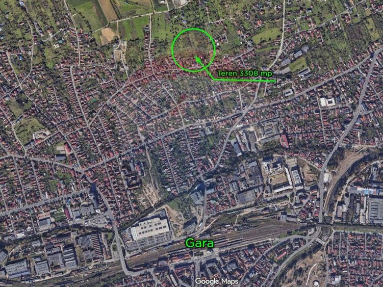 Teren Construcții intravilan de 3308 mp, în Dâmbul Rotund