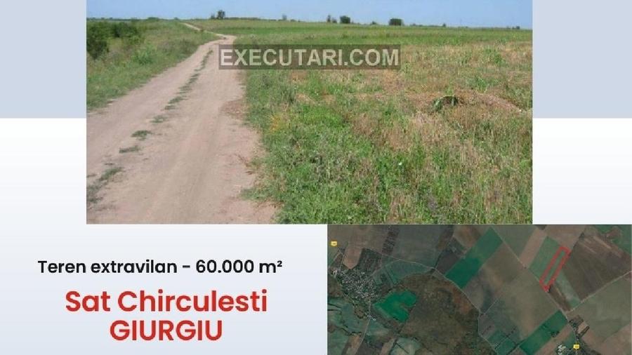 Teren agricol extravilan de 60000 mp, în Central