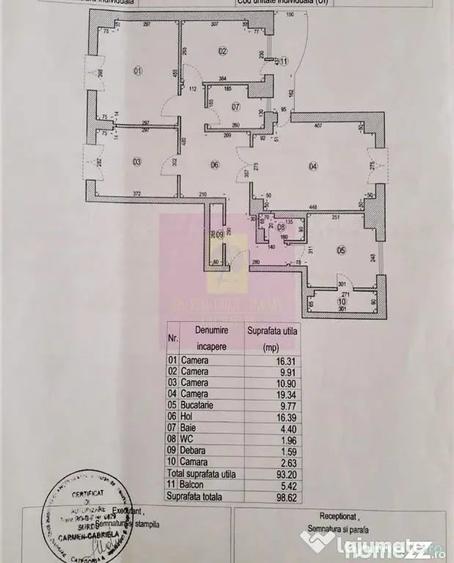 Apartament cu 4 camere decomandat în Unirii