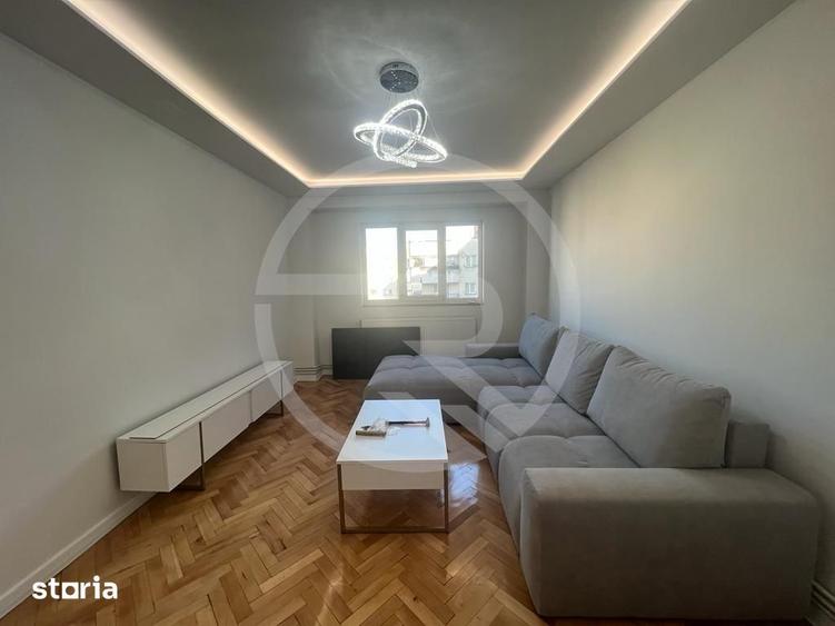 Apartament cu 3 camere decomandat, mobilat în Mărăști