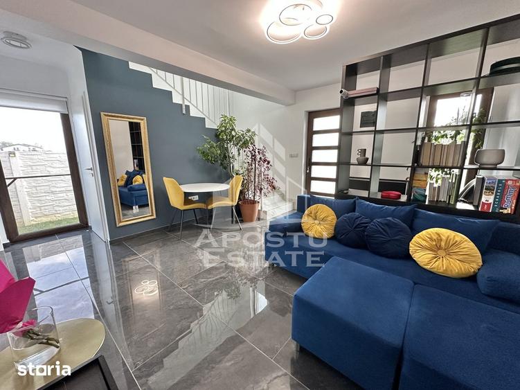 Duplex de inchiriat cu 3 camere si 2 bai complet mobilat in Giroc. - 9