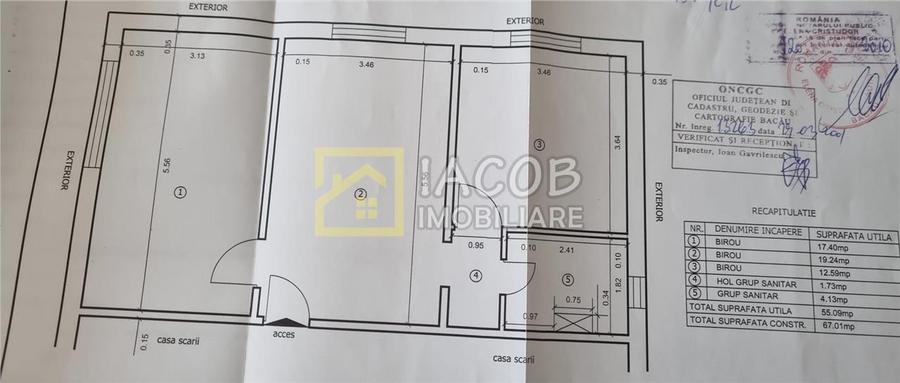 Apartament cu 3 camere decomandat, mobilat în 9 Mai