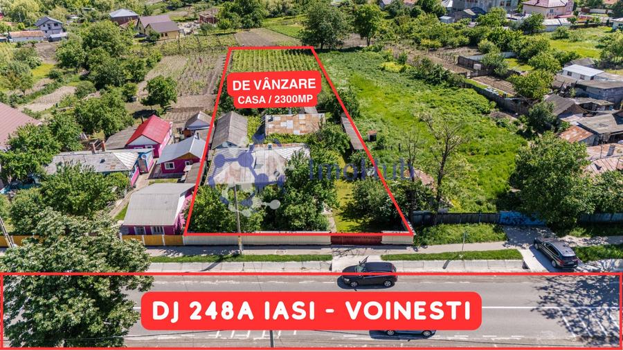 Casă individuală cu 6 camere cu Teren 2223 Mp în Voinești