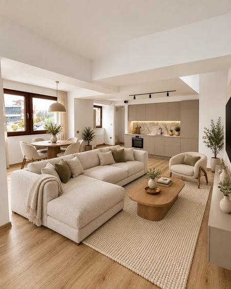 Apartament cu 3 camere decomandat în Central