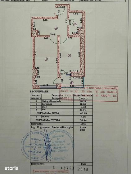 Apartament cu 2 camere, mobilat în Militari