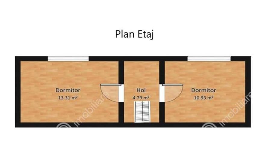 Apartament cu 3 camere semidecomandat, mobilat în Aeroport
