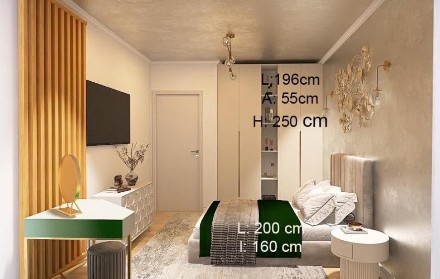 Apartament cu 2 camere în Titan
