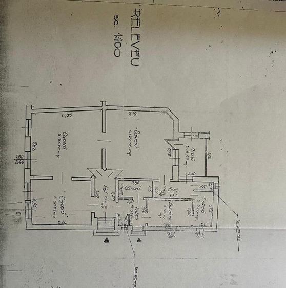 Casă individuală cu 3 camere cu Teren 530 Mp în Central