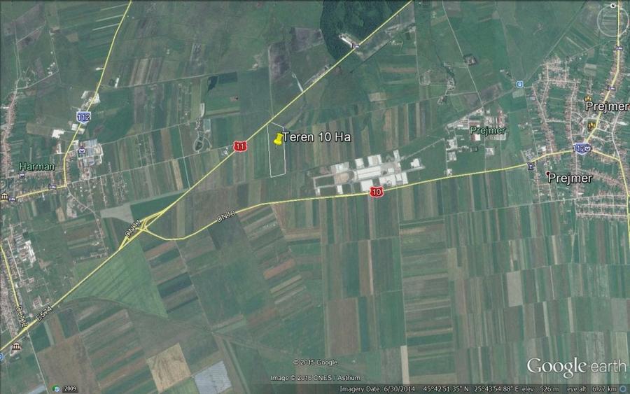 Teren Construcții intravilan de 10 mp, în Prejmer