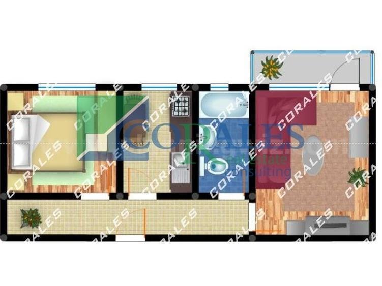 Apartament cu 2 camere decomandat în Șagului