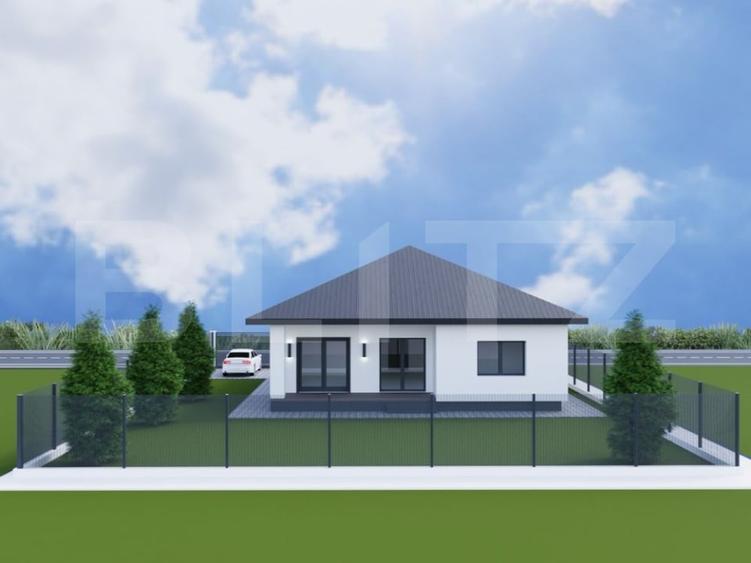 Casă individuală cu 4 camere cu Teren 468 Mp în Nojorid