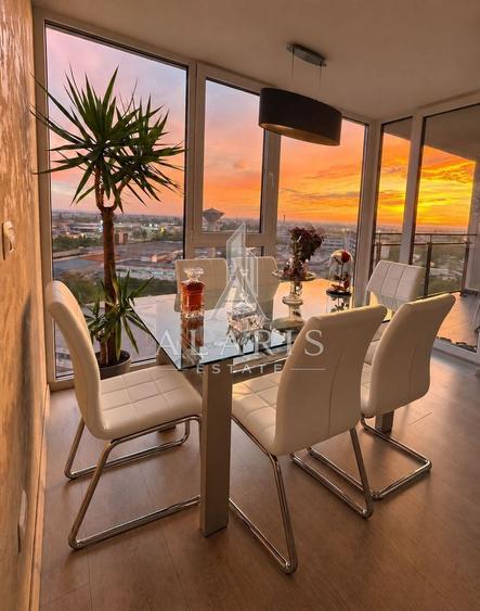 Apartament cu 2 camere semidecomandat, mobilat în Soarelui