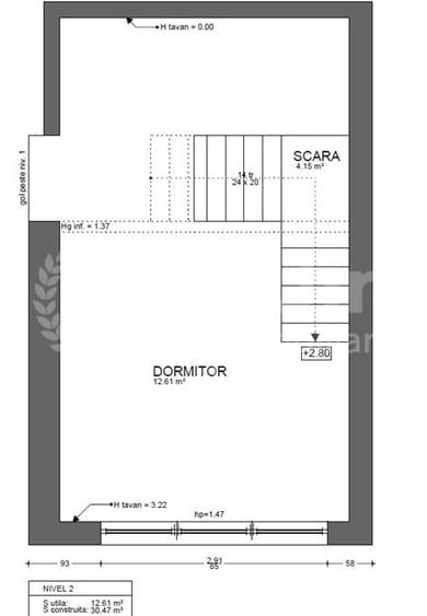 Apartament cu 3 camere semidecomandat, mobilat în Borhanci