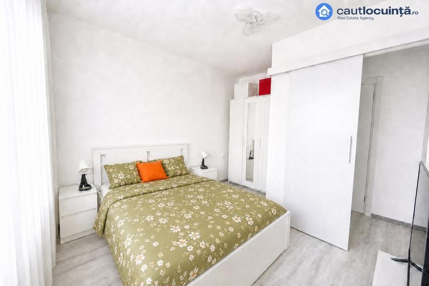 Apartament cu 2 camere semidecomandat, mobilat în Grivița