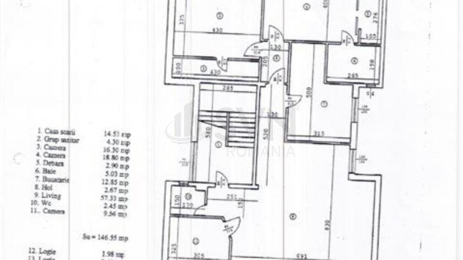 Apartament cu 4 camere decomandat, mobilat în Kiseleff