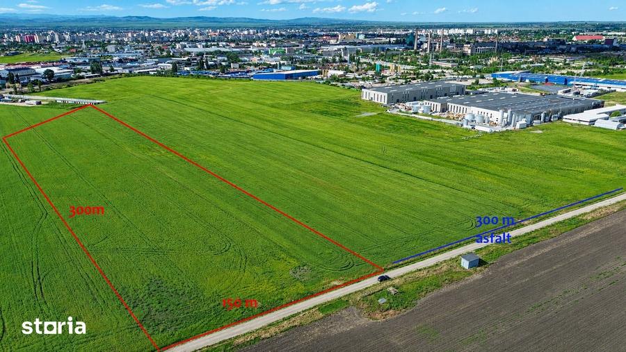 Teren de 55000 mp, în Central