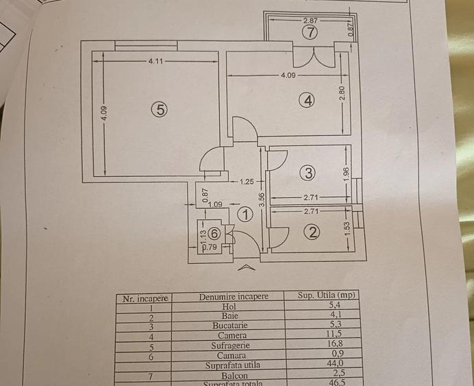 Apartament cu 2 camere decomandat în Tudor Vladimirescu
