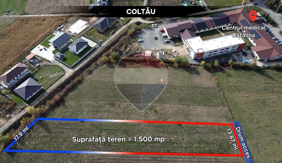 Teren Construcții intravilan de 1500 mp, în Cătălina