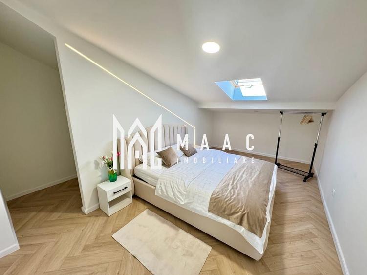 Penthouse cu 5 camere semidecomandat, mobilat în Cristian