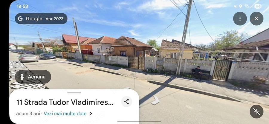 Casă cu 2 camere cu Teren 500 Mp în Central