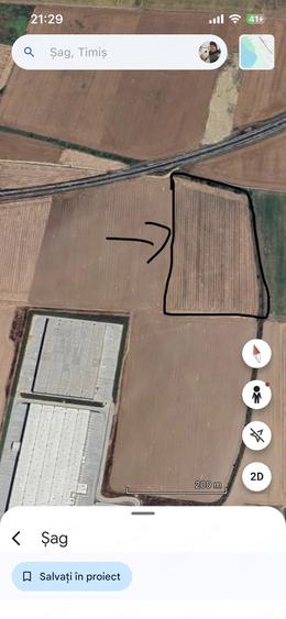 Teren de 700000 mp, în Șag