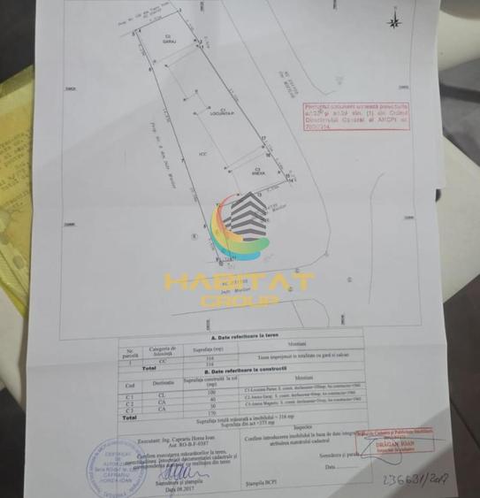 Teren Construcții intravilan de 316 mp, în P-ța Muncii