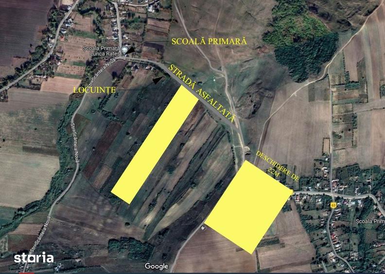 Teren de 21000 mp, în Scânteia