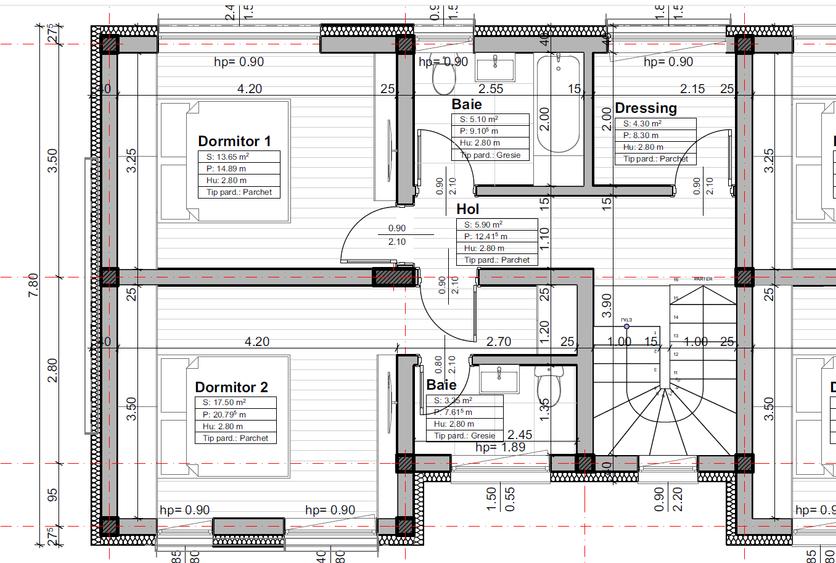 Teren Construcții intravilan de 600 mp, în Rediu