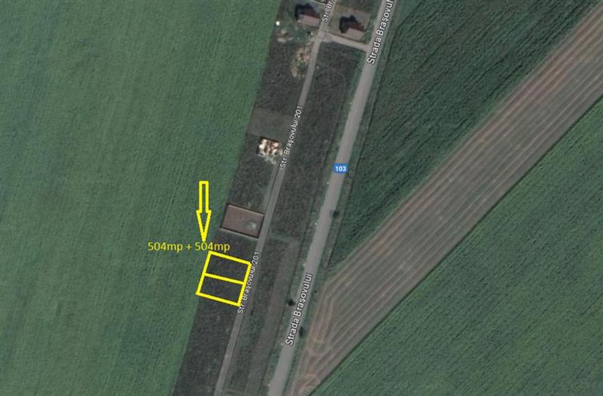 Teren agricol intravilan de 504 mp, în Bod