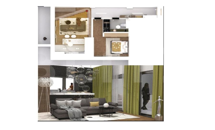 Apartament cu 2 camere decomandat în Calea Severinului