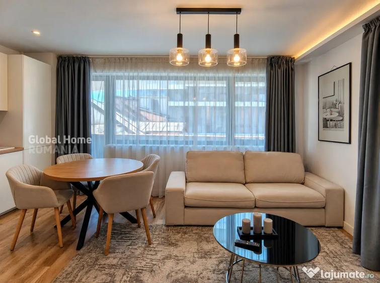 Apartament cu 3 camere semidecomandat, mobilat în Victoriei