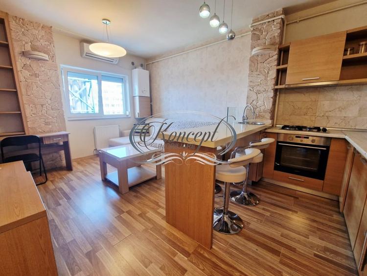 Apartament cu 2 camere semidecomandat, mobilat în Zorilor