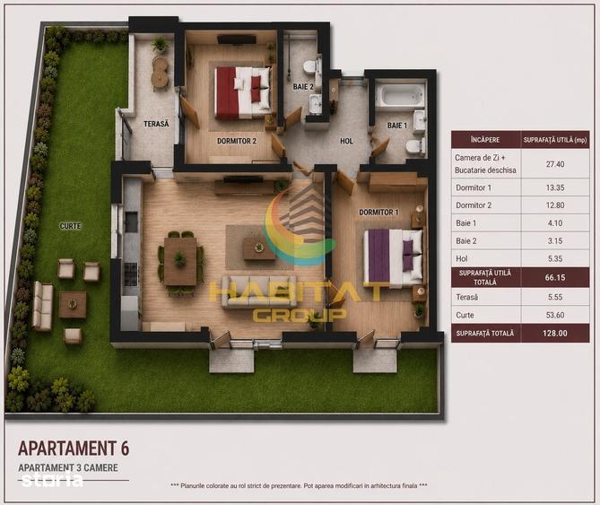 Apartament cu 3 camere decomandat în Theodor Pallady