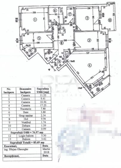 Apartament cu 4 camere decomandat în Turda