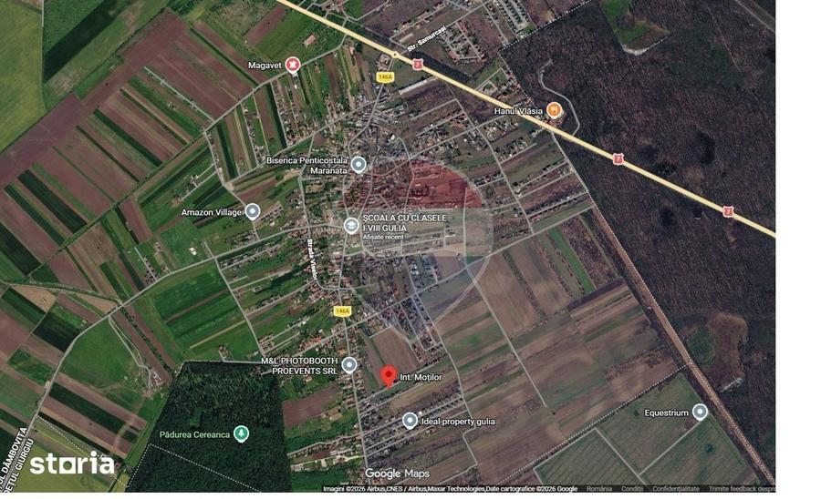 Teren de 525 mp, în Tărtășești