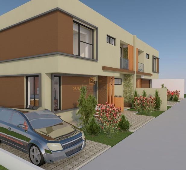 Duplex cu 4 camere cu Canalizare în Nord-Est