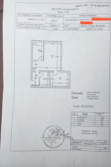 Apartament cu 2 camere decomandat în Theodor Pallady