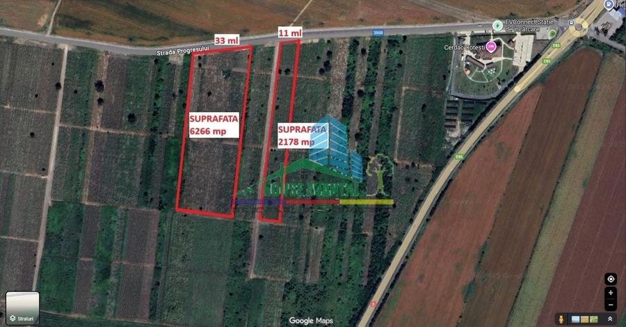 Teren agricol intravilan de 8444 mp, în Exterior Sud