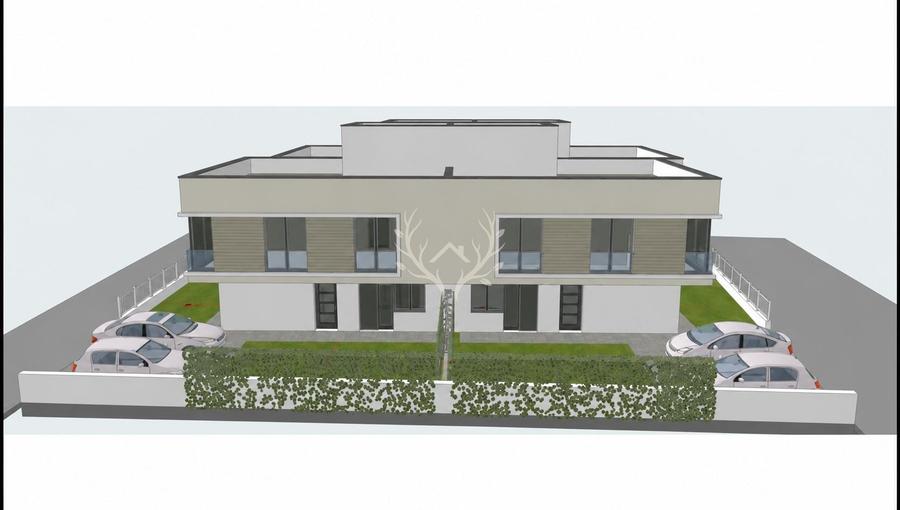Duplex cu 4 camere cu Canalizare în Florești