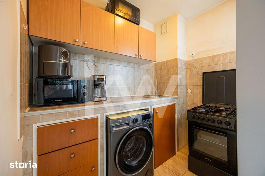 Garsoniera renovata | Complet mobilata | Zona Tractorul - comision 0%! - 2