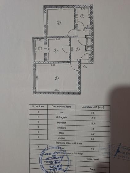 Apartament cu 2 camere decomandat în Central